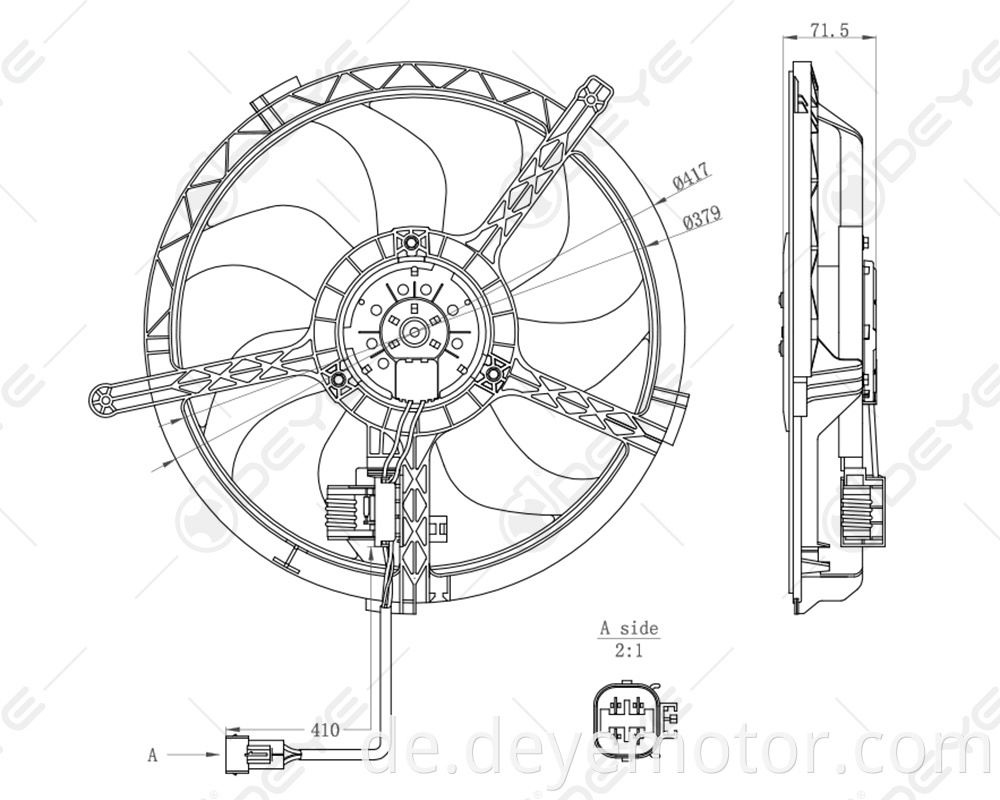 17422752632 Neuheiten Kühlerlüfter 12v für BMW MINI BMW E76